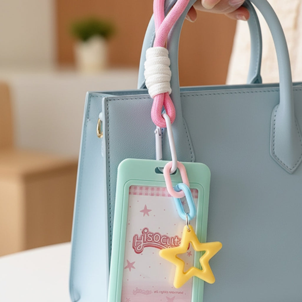 Mint Star Charm Cup Accessory Keychain