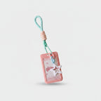 Star Charm Beaded Rope Keychain - Pink