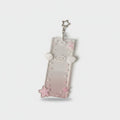 Star Charm Angel Wings Clear Acrylic Cup Charm