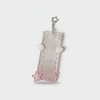 Star Charm Angel Wings Clear Acrylic Cup Charm