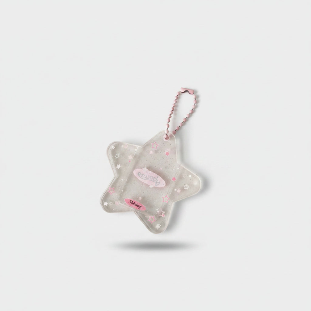 Sweet Shimmer Star Beaded Cup Charm