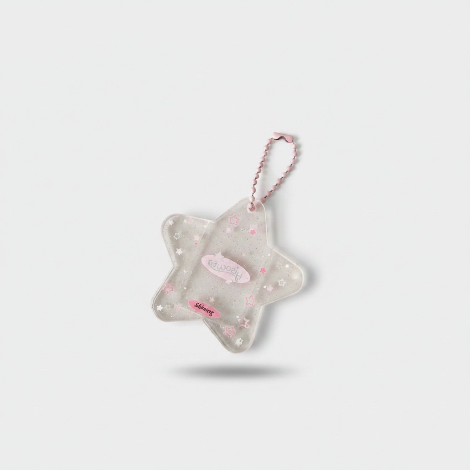Sweet Shimmer Star Beaded Cup Charm