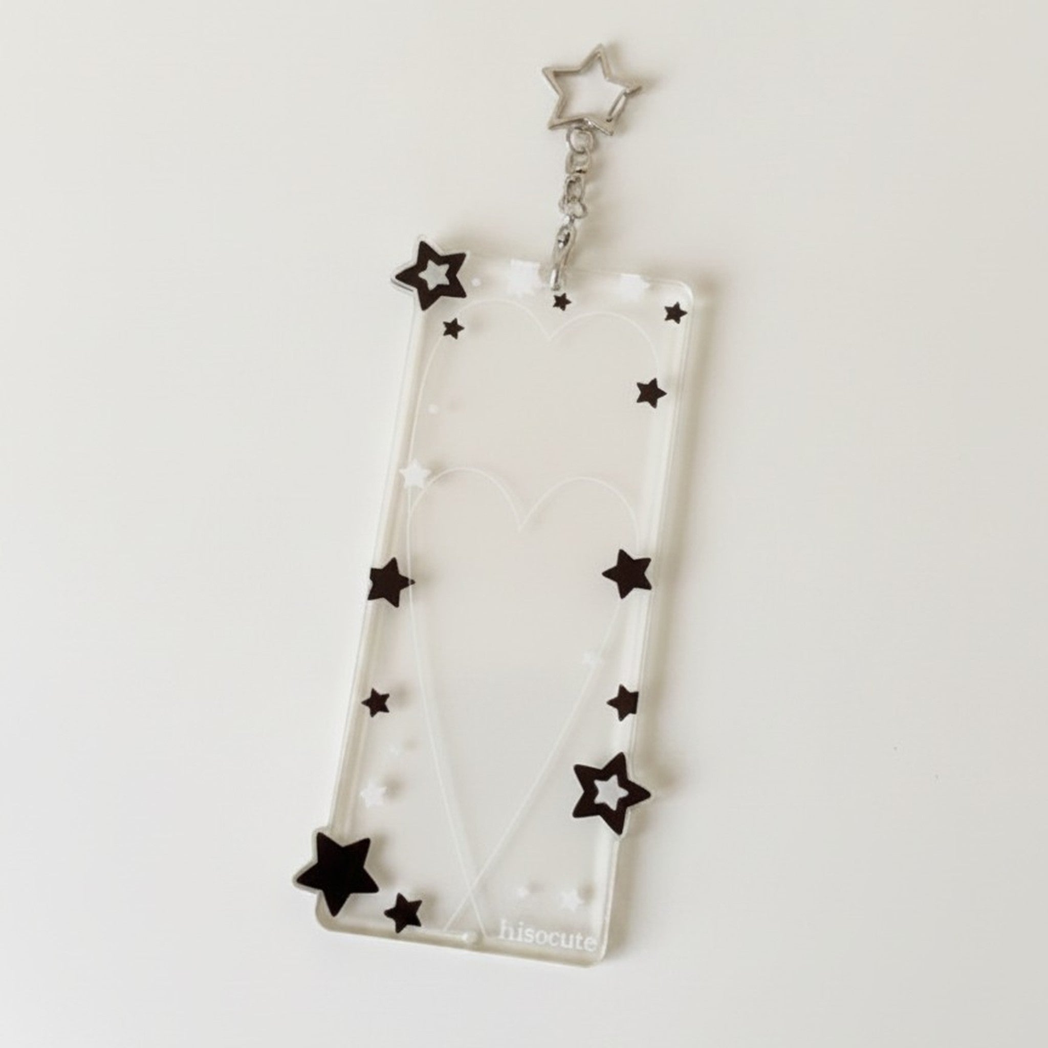 Clear Star Keychain Photocard Holder – stationery (view 1)