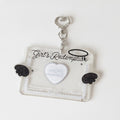 Cute Angel Wings Glitter Keychain Card Holder – stationery (view 1)