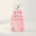 Cute Cat Plush ID Card Holder Keychain – bags & wallets (view 1)