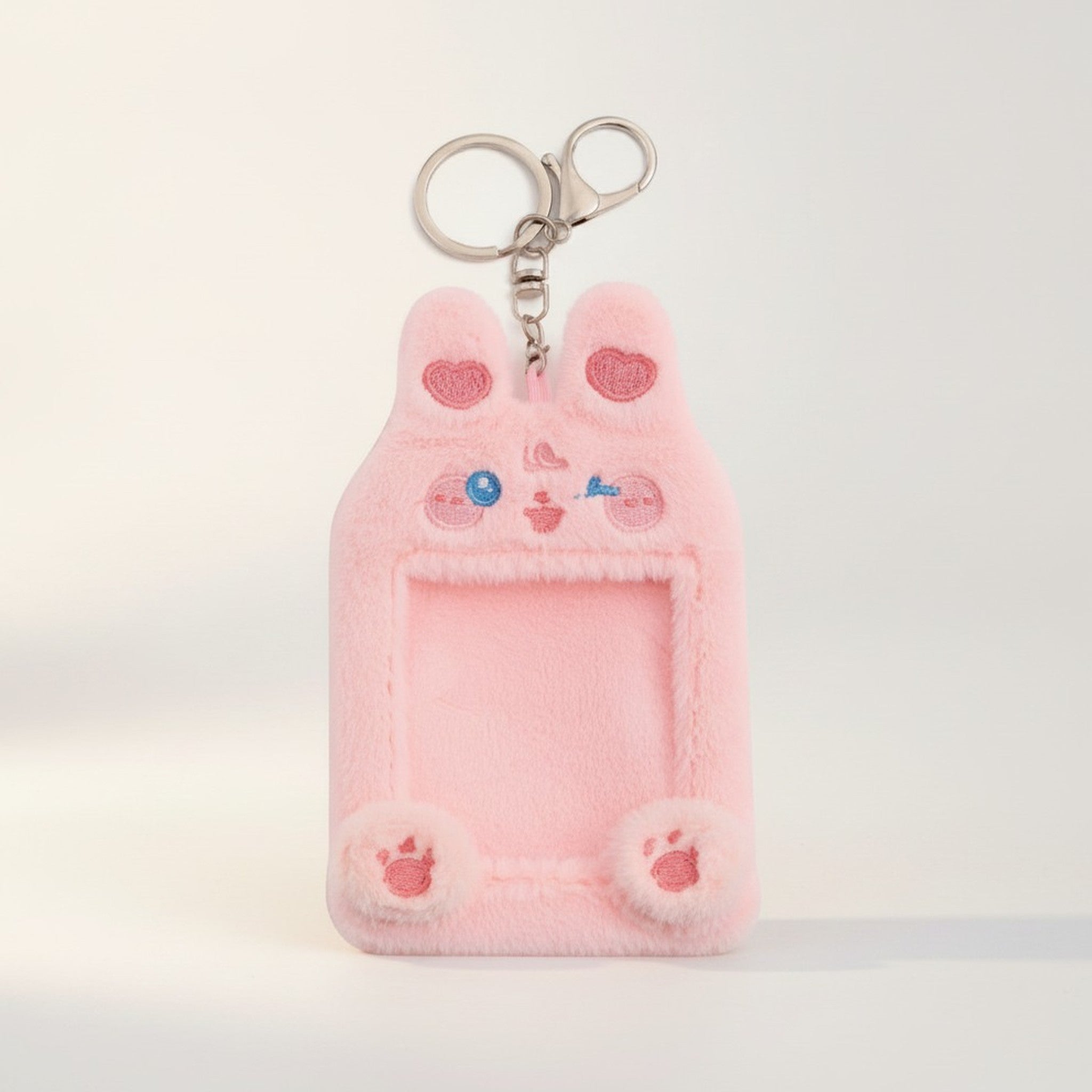 Cute Cat Plush ID Card Holder Keychain – bags & wallets (view 1)