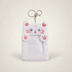 Cute Cat Plush ID Card Holder Keychain – bags & wallets (view 2)