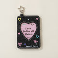 Cute Heart Window Card Holder Keychain – bags & wallets (view 1)