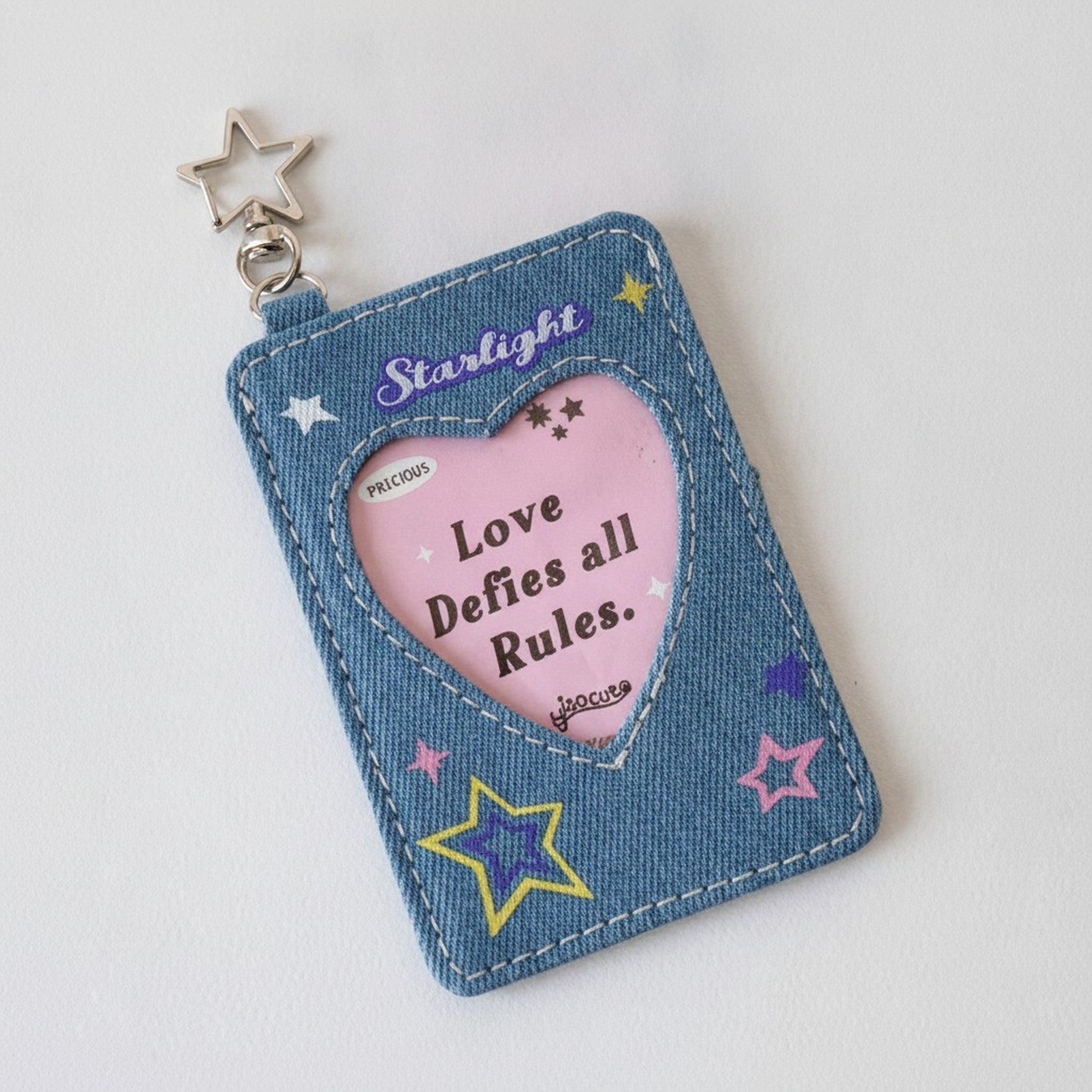 Cute Heart Window Card Holder Keychain – bags & wallets (view 2)