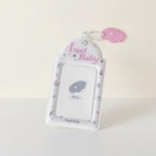 Angel Baby Wing Charm Photo Card Holder – stationery (view 2)
