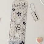 Transparent Star Music Note Pencil Pouch – stationery (view 1)