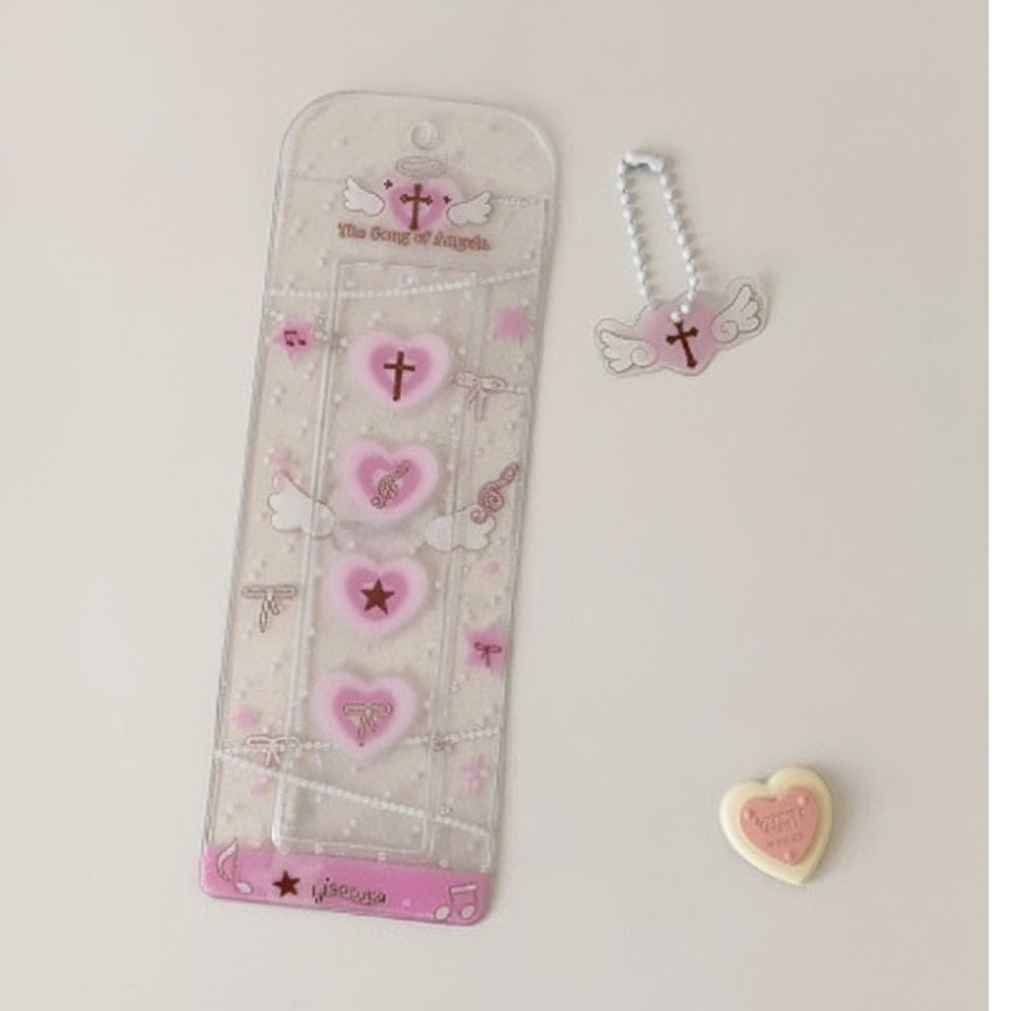 Transparent Star Music Note Pencil Pouch – stationery (view 3)