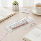 Transparent Star Music Note Pencil Pouch – stationery (view 5)