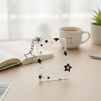 Cute Star Clear Photo Card Holder – stationery (view 4)