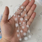 Winter Snowflake Clear Bookmark Photocard Holder – stationery (view 5)