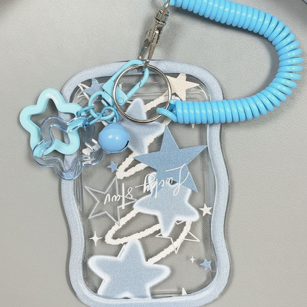 Blue Star Charm Cup Accessory Keychain