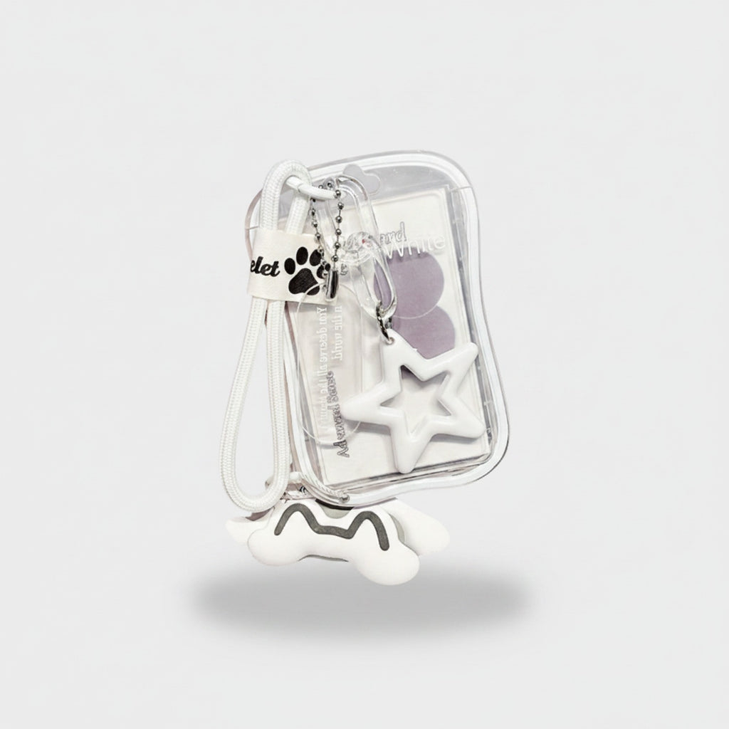 White Star Charm Cup Keychain Set