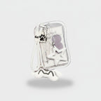 White Star Charm Cup Keychain Set