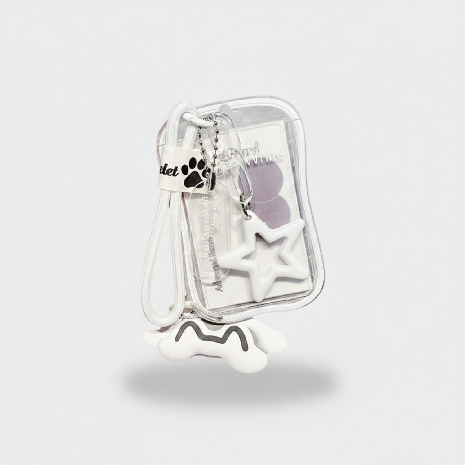 White Star Charm Cup Keychain Set