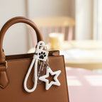 White Star Charm Cup Keychain Set
