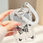 Butterfly Moon Star Clear Cup Charm Keychain