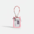 Cute Cat ID Card Holder With Pink Chain Strap – novelty & toys (view 1)