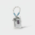 White Cat Cord Cup Charm With Mirror Detail