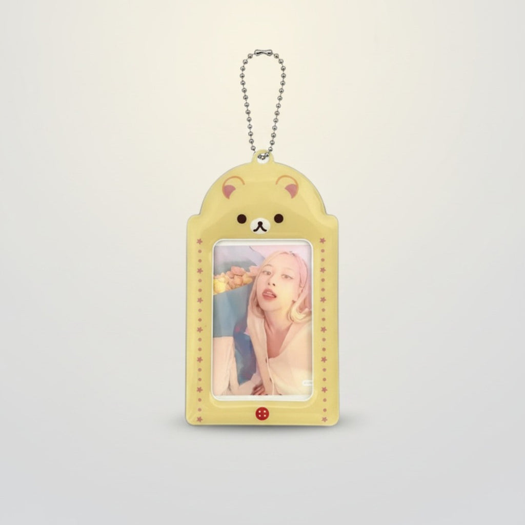 Cute Bear K-Pop Photocard Holder – novelty & toys (view 1)