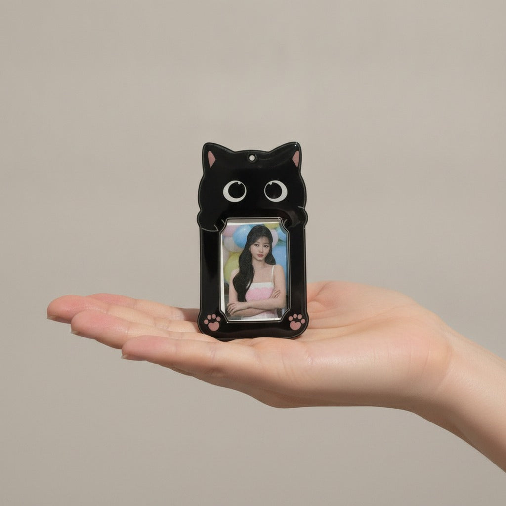 Cute Animal Photocard Holder Keychain – novelty & toys (view 5)