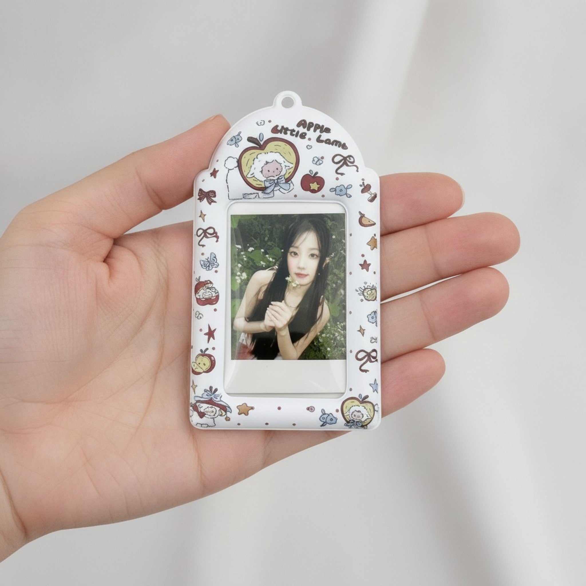 Apple Little Lamb Photo Frame Keychain – novelty & toys (view 3)