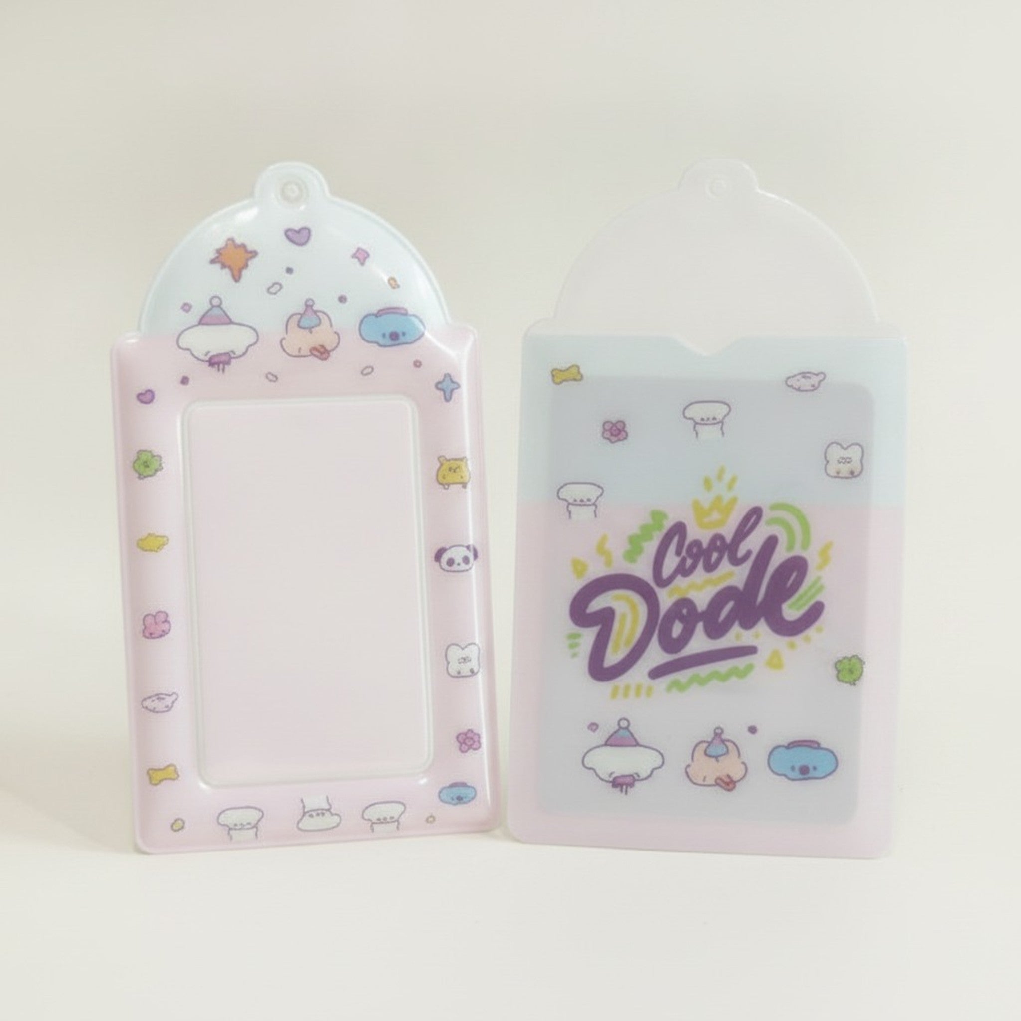 Pastel Kawaii Character Photocard Holder – stationery (view 1)
