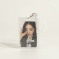 Clear Photocard Holder with Spring Coil Keychain – apparel accessories (view 1)