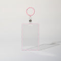 Transparent Wavy Border ID Card Holder Keyring – bags & wallets (view 1)