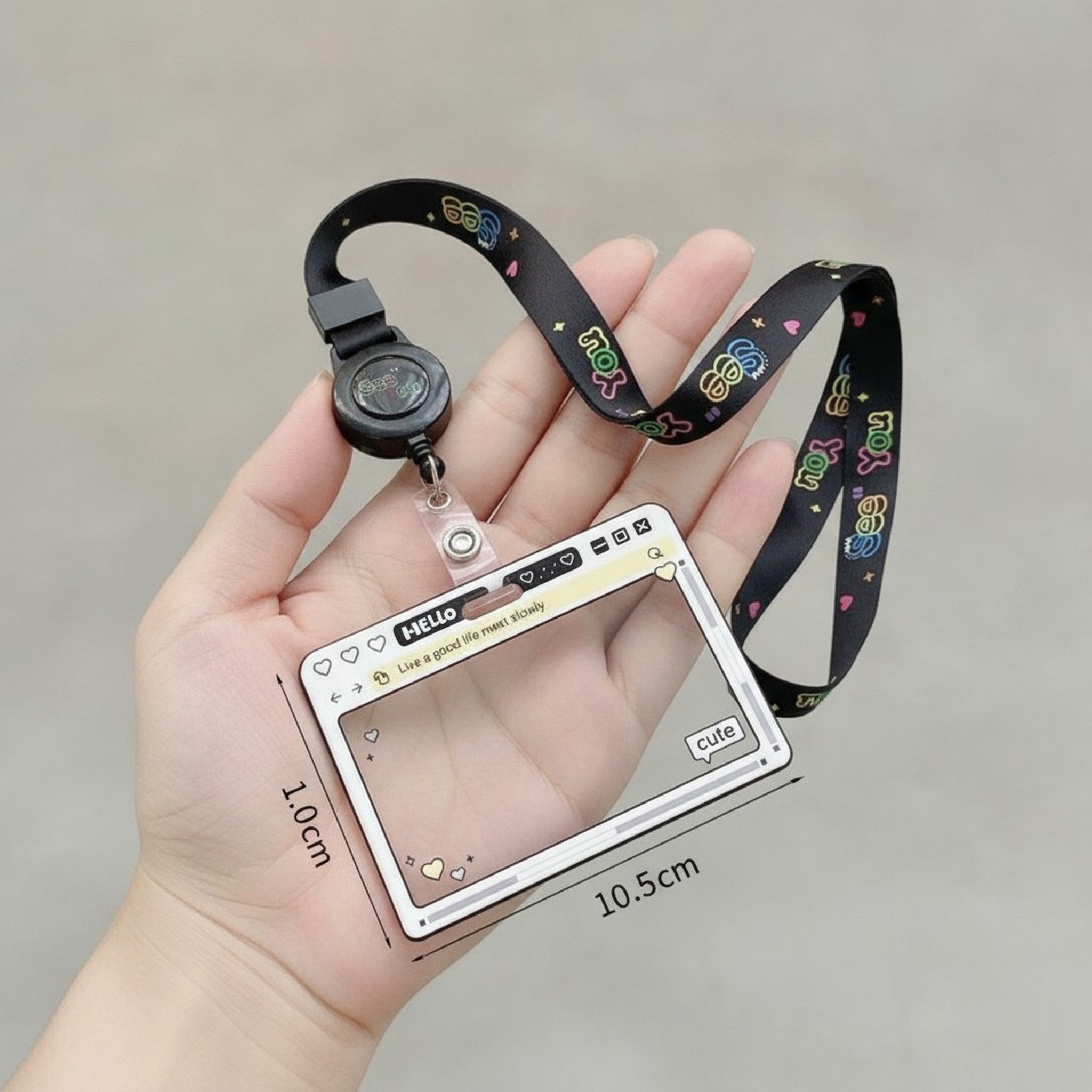 See You Retractable Lanyard Browser ID Holder – apparel accessories (view 3)