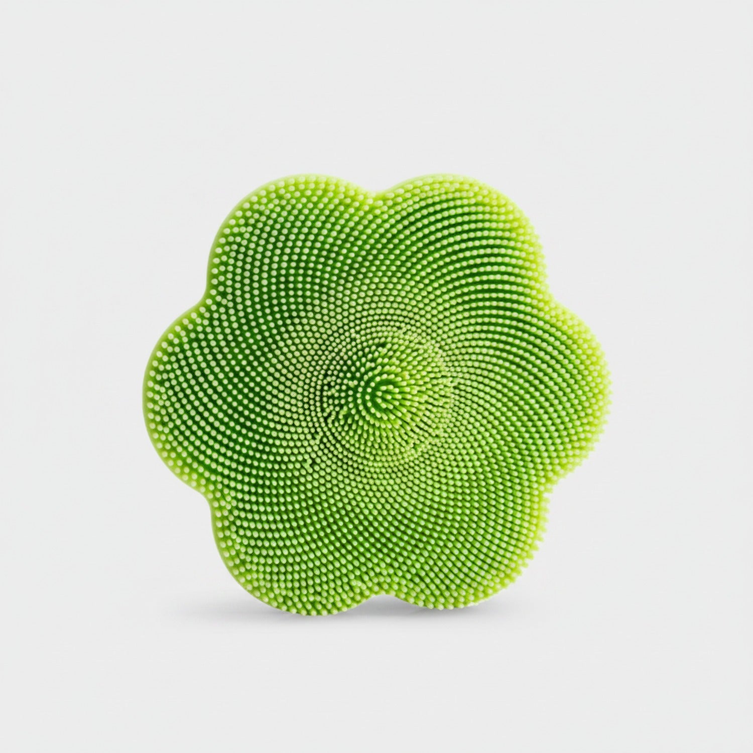 Lime Green Beaded Facial Cleansing Brush