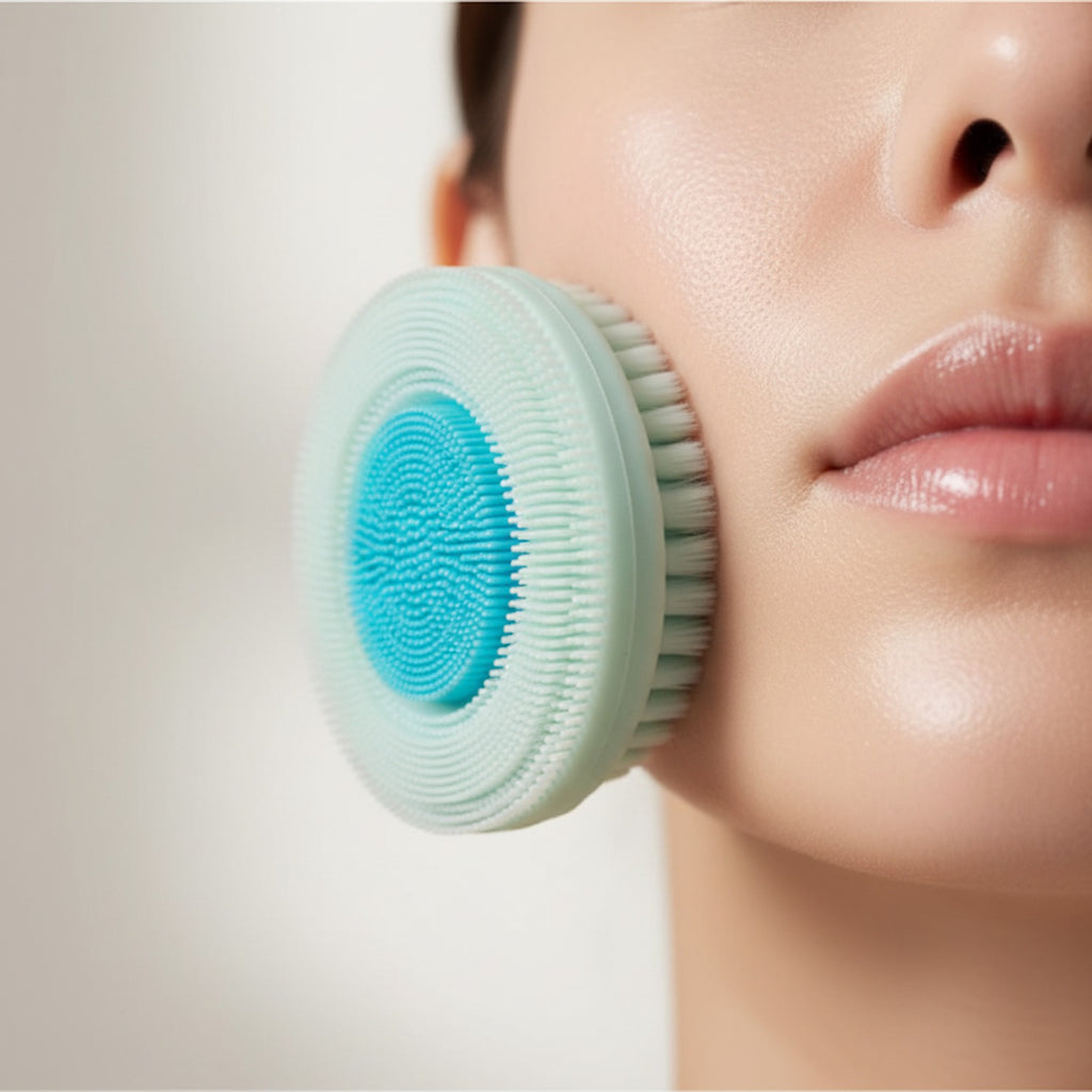 Silicone Facial Cleansing Brush Dual Texture