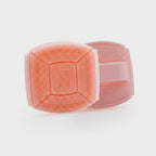Silicone Face Cleansing Brush Pink Textured