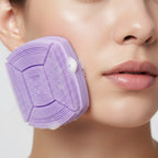 Purple Silicone Facial Cleansing Brush Pad