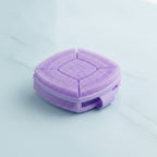 Purple Silicone Facial Cleansing Brush Pad – Korean beauty tool (view 2)