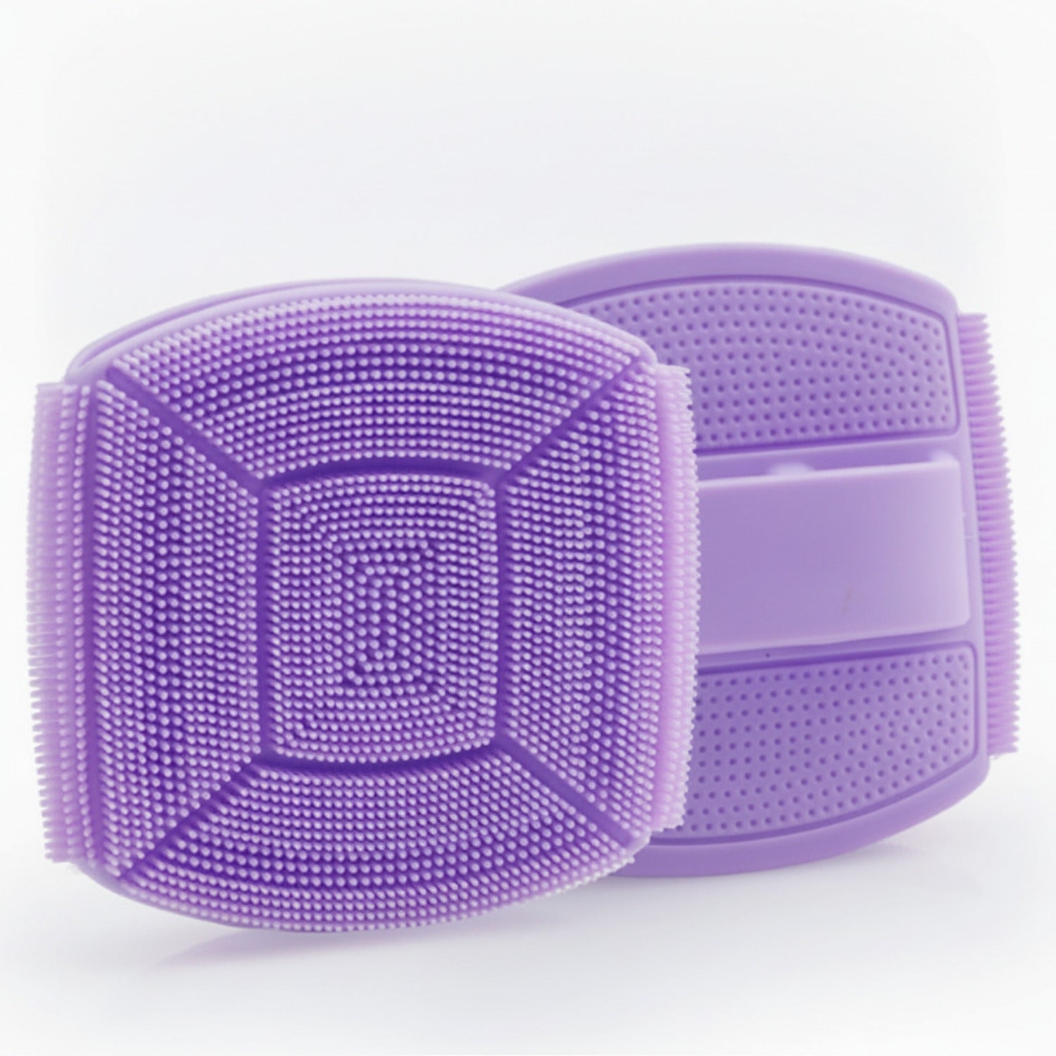 Purple Silicone Facial Cleansing Brush Pad