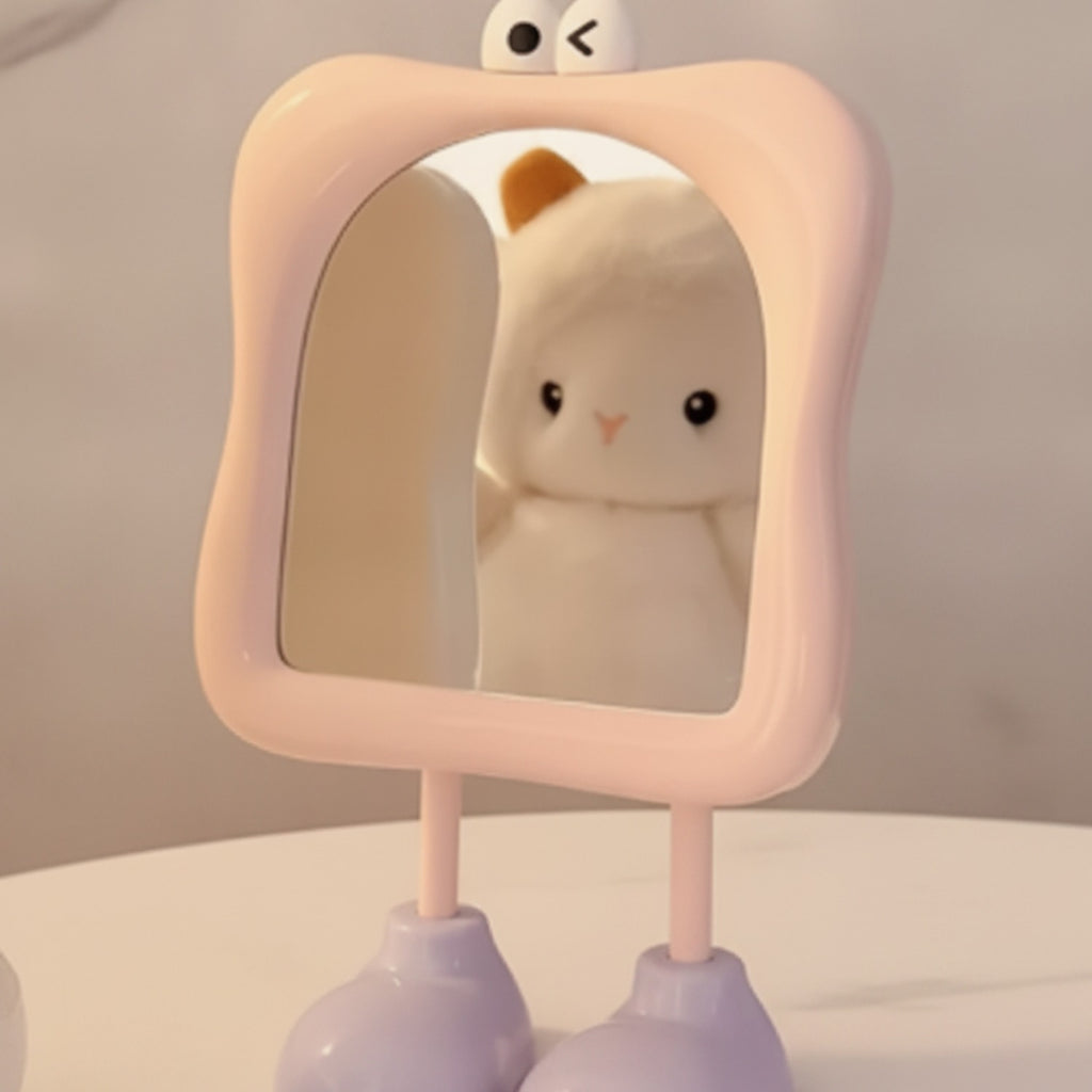 Cute Chicken Mirror Compact With Stand – Korean beauty tool (view 2)