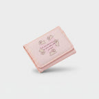 Cute Cloud Character Trifold Wallet Pink