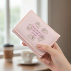 Cute Cloud Character Trifold Wallet Pink