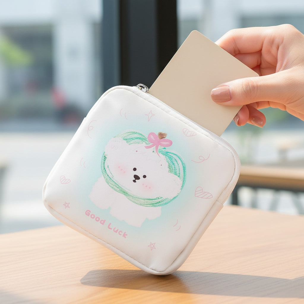 Cute Cloud Flower Coin Purse Wallet