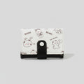 Soft Brown Bears Trifold Wallet With Snap Closure