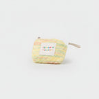 Pastel Rainbow Knit Coin Purse With Charm