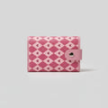 Pink Argyle Heart Trifold Card Wallet