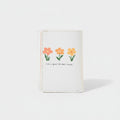 Flower Cream Bifold Card Holder Wallet
