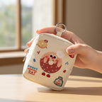 Sweet Day Cartoon Keychain Coin Purse