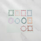 Ornate Decorative Picture Frame Set - Pastel Colors – stationery (view 2)